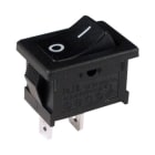 MCI - RL31-11-G-2-BK/BK-P4 : interrupteur ON-OFF unipolaire pour découpe 19x13mm