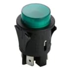 MCI - RL51-21/N-GR/BK-P1-0-2 : bouton-poussoir ON-OFF bipolaire pour découpe Ø25mm