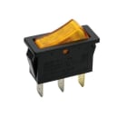 MCI - RL13W-11/N-C-0-OR/BK-P1-2 : interrupteur ON-OFF unipolaire pour découpe 30x11mm