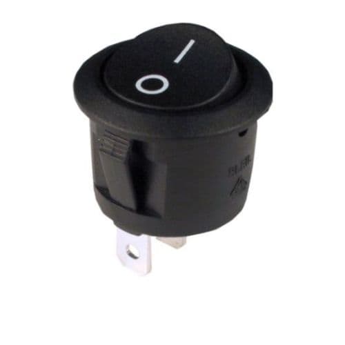MCI - RL35-11-G-2-BK/BK-P4-0-0 : interrupteur ON-OFF unipolaire pour découpe Ø20mm