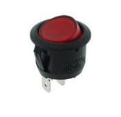 MCI - RL35-11/N-G-0-RE/BK-P4-0-2 : interrupteur ON-OFF unipolaire pour découpe Ø20mm