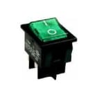 MCI - 210F B5 250V N/KV +G001B: interrupteur ON-OFF bipolaire pour découpe 30x22mm