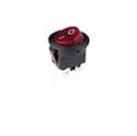 MCI - RL34(R)-21/N-G-2-RE/BK-P4-0-2 : interrupteur ON-OFF bipolaire pour découpe Ø20mm