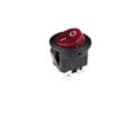 MCI - RL34(R)-21/N-G-2-RE/BK-P4-0-2 : interrupteur ON-OFF bipolaire pour découpe Ø20mm