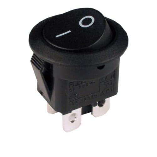 MCI - RL34(R)-21-G-2-BK/BK-P4 : interrupteur ON-OFF bipolaire pour découpe Ø20mm
