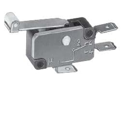 MCI - RL61-F-BK-P12-5-M : microrupteur  unipolaire inverseur avec levier à galet 25mm