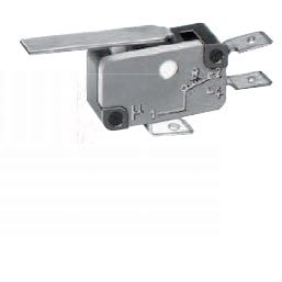 MCI - RL61-F-BK-P12-11-M : microrupteur  unipolaire inverseur avec levier 45mm