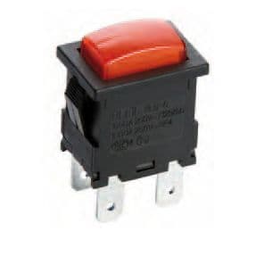 MCI - RL56-21/N-R-0-RE/BK-P4-0-2 : poussoir ON-OFF bipolaire pour découpe 19x13mm