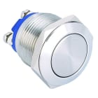MCI - MQ19F-10/S : bouton poussoir OFF-(ON) unipolaire pour découpe Ø19mm