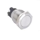 MCI - MQ22L-11Z/S: bouton poussoir métallique pour découpe Ø22mm