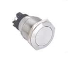 MCI - MQ22L-11/S: bouton poussoir métallique pour découpe Ø22mm