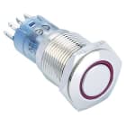 MCI - MAS2MQF-22E/B/230V/S/IP67 : bouton poussoir 2NO/NF momentané pour découpe Ø16mm