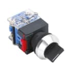MCI - MBP22-X/33/P: sélecteur rotatif 3 positions (1)-2-(2), pour découpe Ø22,5mm