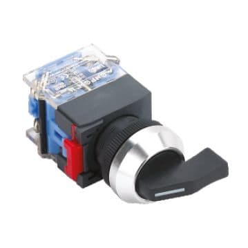 MCI - MBP22-XA/23/P: sélecteur rotatif 2 positions 1-(2), pour découpe Ø22,5mm