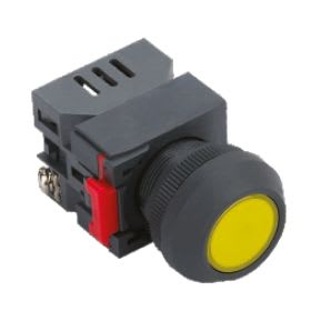 MCI - MBP22-E-VD/G/12V/P: voyant IP65 à LED verte 12V pour découpe Ø 22,5 mm
