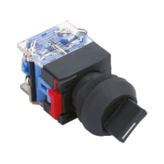 MCI - MBP22-E-X/21/P: sélecteur rotatif 2 positions 1-2, pour découpe Ø22,5mm