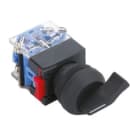 MCI - MBP22-E-XA/32/P: sélecteur rotatif 3 positions 1-0-(2), pour découpe Ø22,5mm