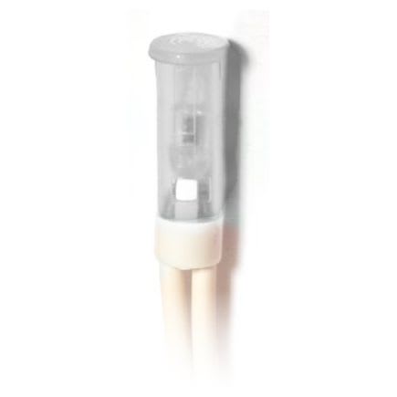 MCI - S63 LED 24V BLANC: voyant à LED pour découpe Ø6mm, sortie fils silicones 200mm