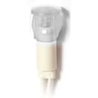 MCI - S01 LED 230V BLANC: voyant à LED pour découpe Ø10mm, sortie fils PVC 200mm