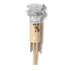 MCI - S04 LED 24V BLANC: voyant à LED pour découpe Ø10mm, sortie languettes 6,35 mm