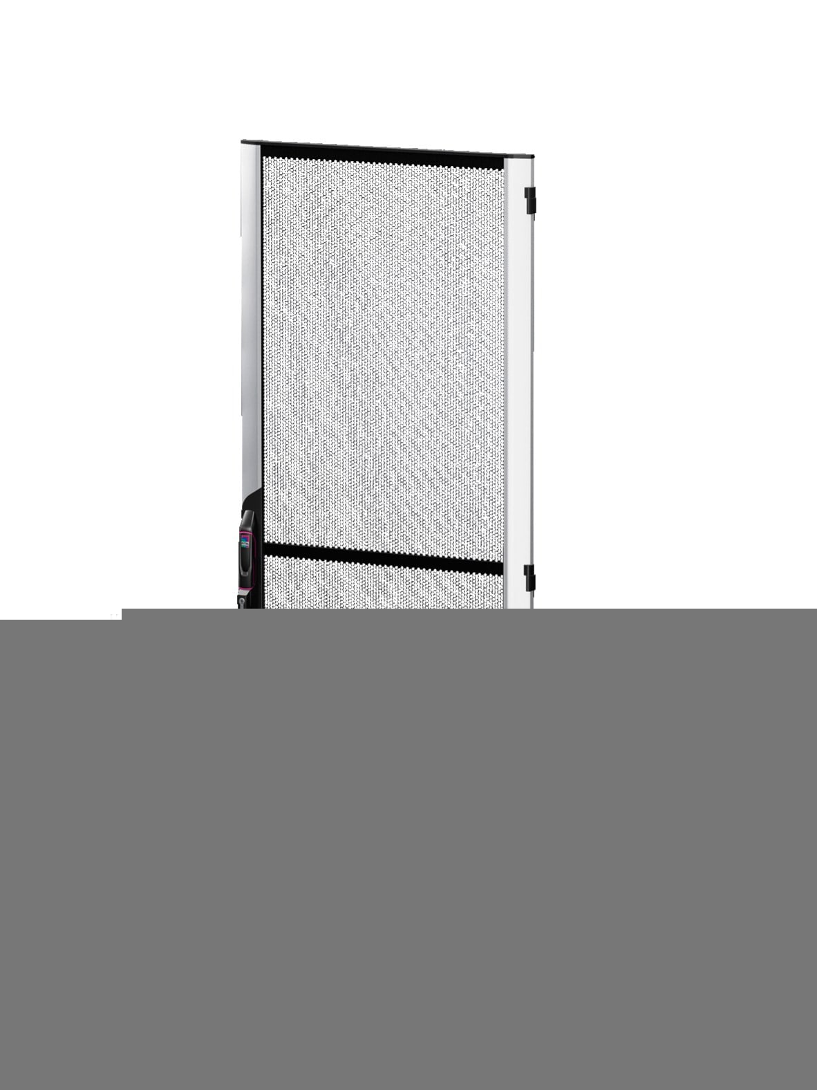 Efirack Efilan - Porte ajourée en tôle d'acier et cadre profilé en aluminium - VX IT - L800 H2000