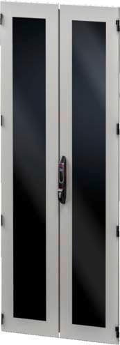 Efirack Efilan - Porte vitrée en tôle d'acier à séparation verticale - VX IT - L800 H2000mm