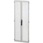 Efirack Efilan - Porte ajourée 2 battants en tôle d'acier- cadre en aluminium - VX IT- L800 H2000