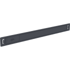 Efirack Efilan - Face avant ABS Pleine 1U-19'' à fixation rapide Noir - lot de 16