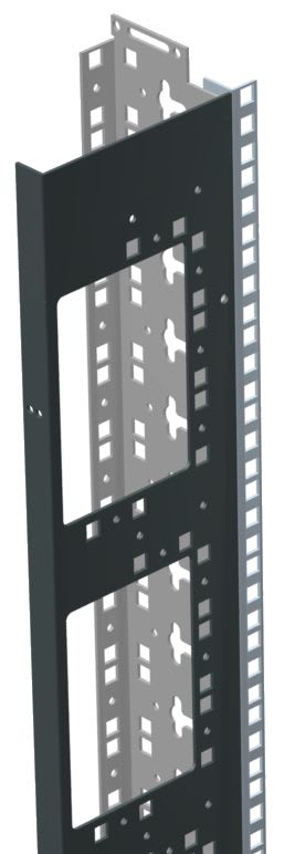 Efirack Efilan - Montant Cabling 24U Type 01 La Paire