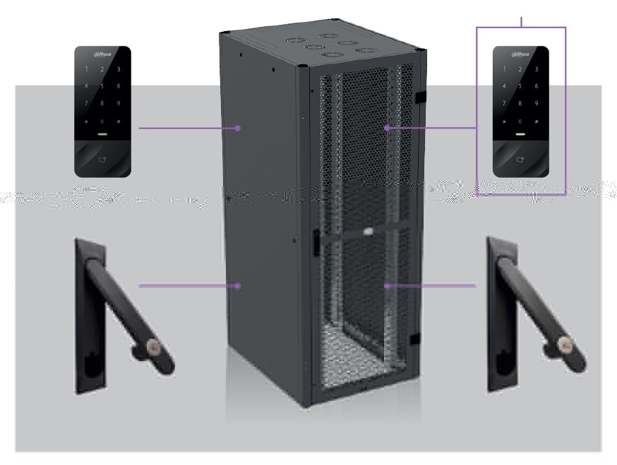 Efirack Efilan - KydSafe Elec. 1 Digicode D + 2 poignées EFK