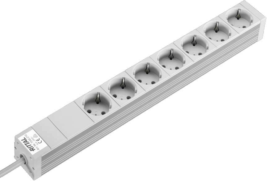 Efirack Efilan - Bandeau 19", 7 prises Schuko