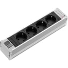 Efirack Efilan - Module PSM enfichable 4 prises Schuko