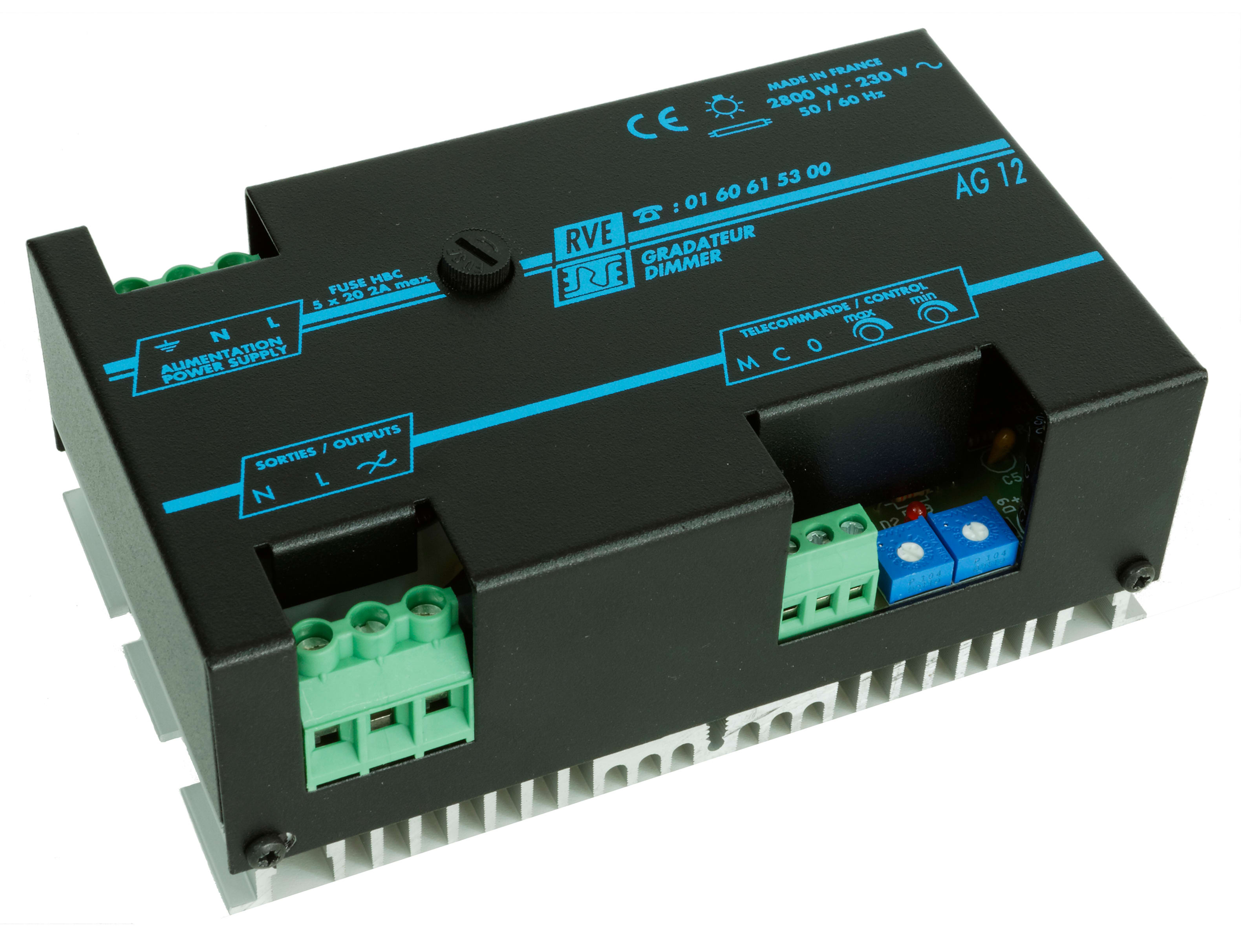 RVE - Variateur modulaire 2700W halogene-incand-TBT ferromagnetique special elevage