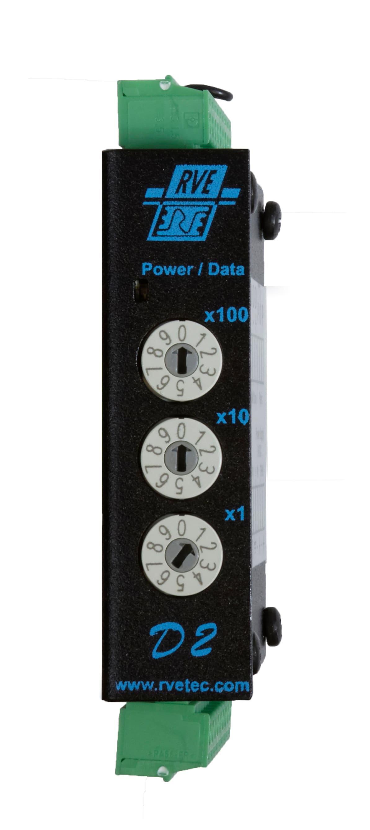 RVE - Convertisseur DMX 512 - 0-10Vcc 2 canaux pour commande de gradateurs analogiques