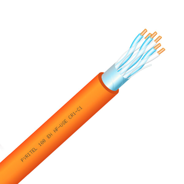 Omerin Silisol - PYRITEL 100 EN 3P0.63mm2 (1/0.9 CuC1) ORA DIAM=10 C100