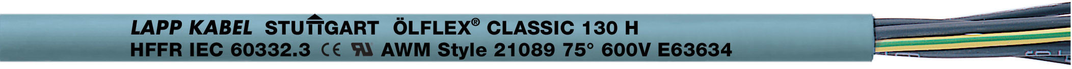 Lapp - Câble de commande sans halogène avec résistance améliorée au feu