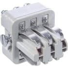 Ilme - Insert mâle 6 pôles 10A 250V contacts à lamelles - gabarit 21.21