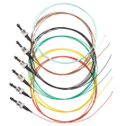 Lapp - 12 pigtails à codes couleur assortis avec divers types de connecteurs (LC, ST, L