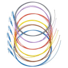 Lapp - 12 pigtails à codes couleur assortis avec divers types de connecteurs (LC, ST, L