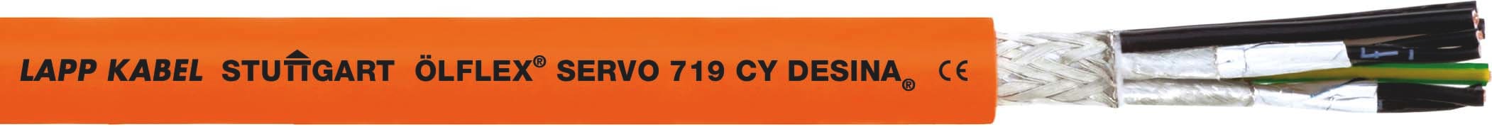 Lapp - Câble servo à faible capacité, blindé, avec gaine PVC pour pose fixe - certifié
