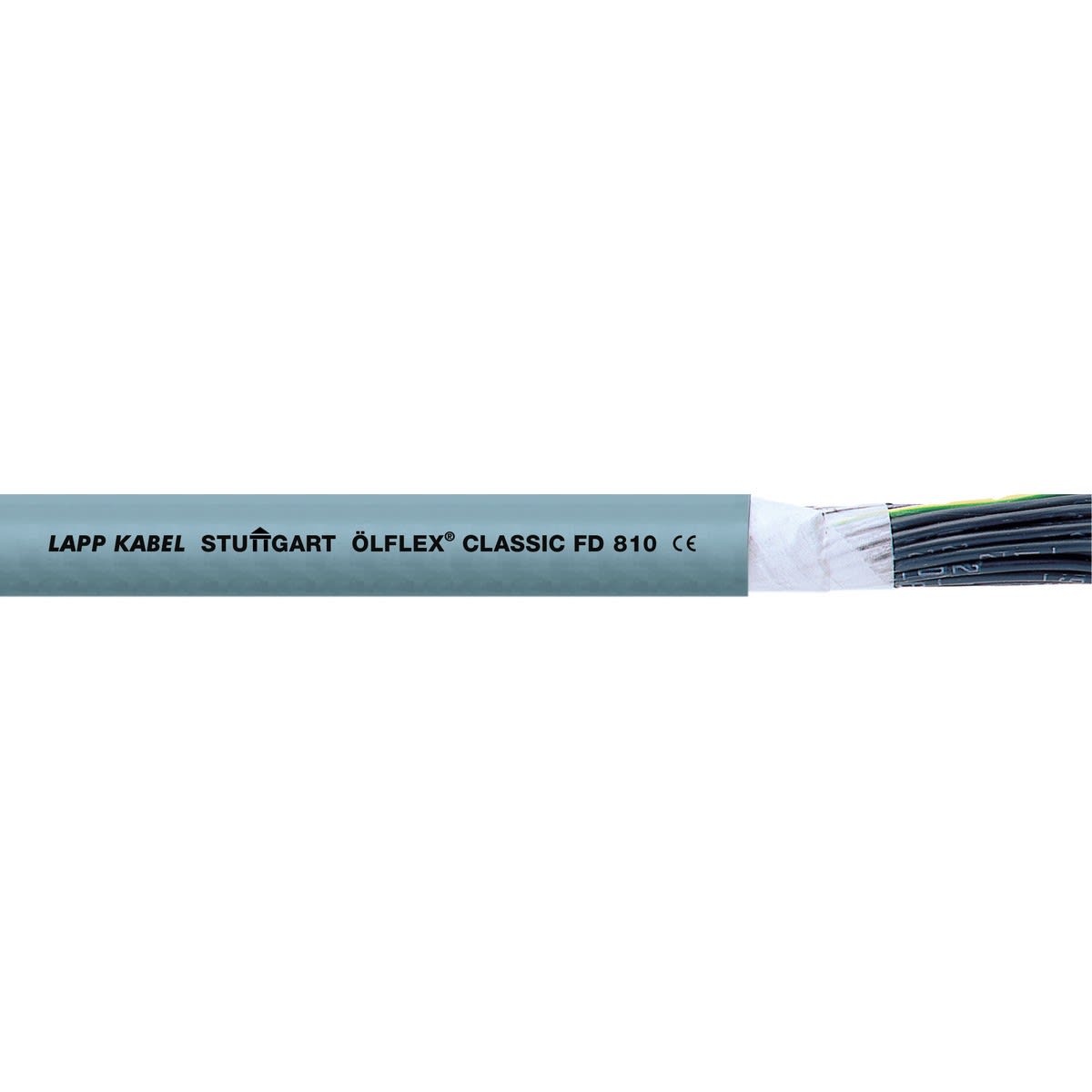 Lapp - Câble de contrôle/commande flexible avec isolation des conducteurs en PVC et gai