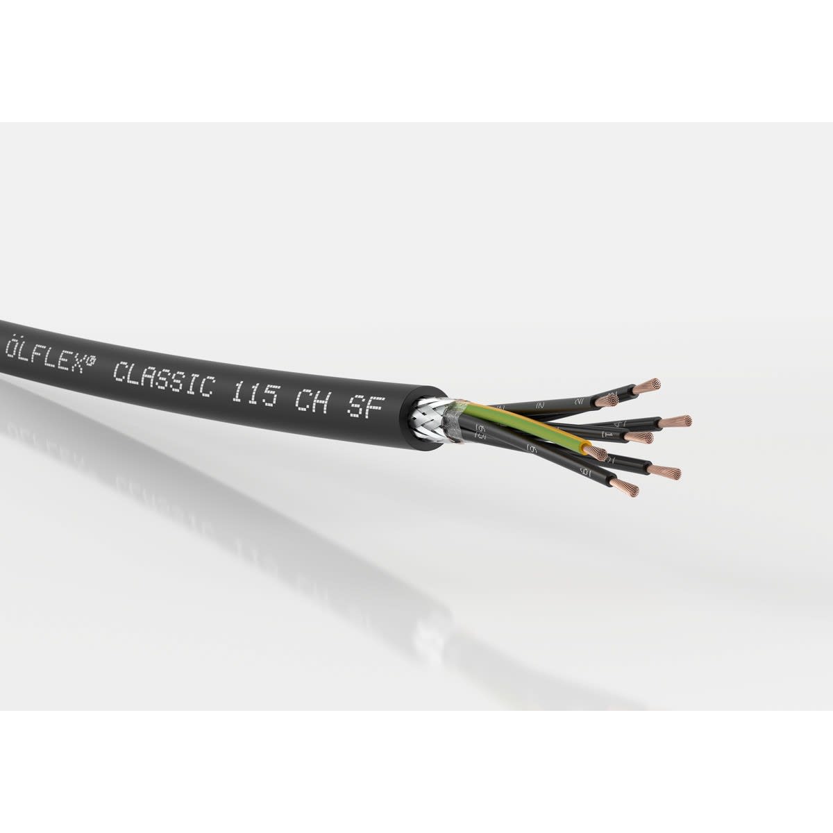 Lapp - Câble de commande blindé sans halogène, résistant aux huiles et extra souple