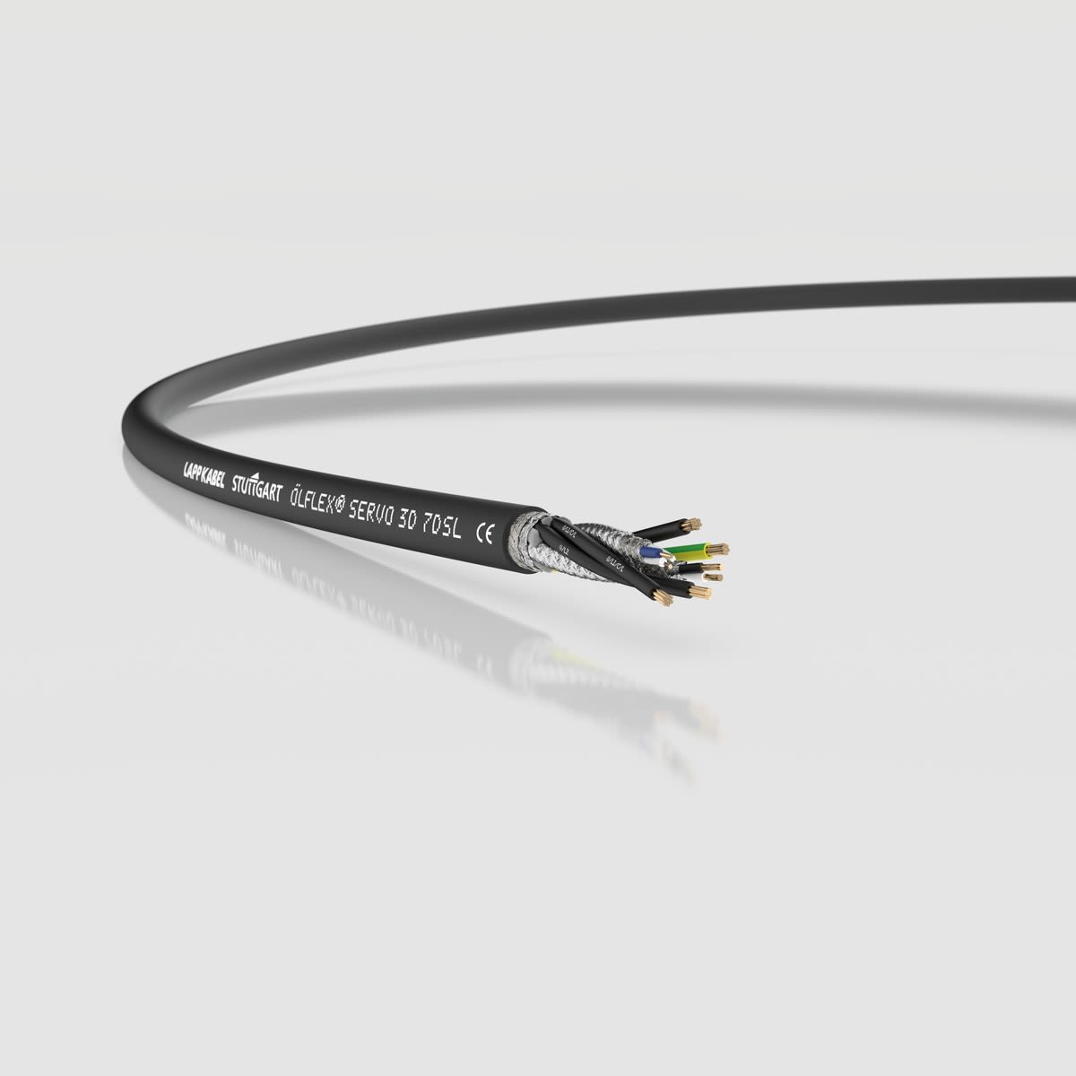 Lapp - Câble servo hybride faiblement capacitif à gaine PUR pour utilisation sur robot