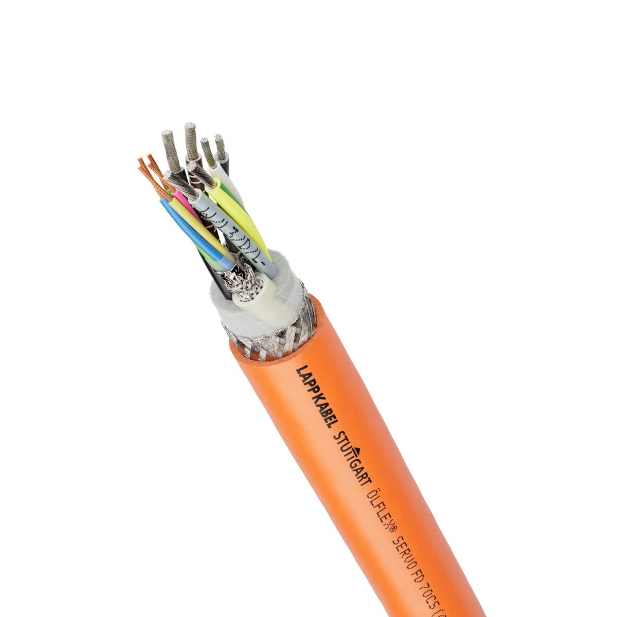 Lapp - Câbles servo hybrides faiblement capacitifs à gaine PUR pour utilisation dans de