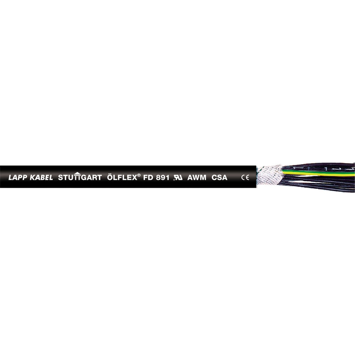 Lapp - Câble de contrôle/commande flexible avec isolant des conducteurs et gaine en PVC
