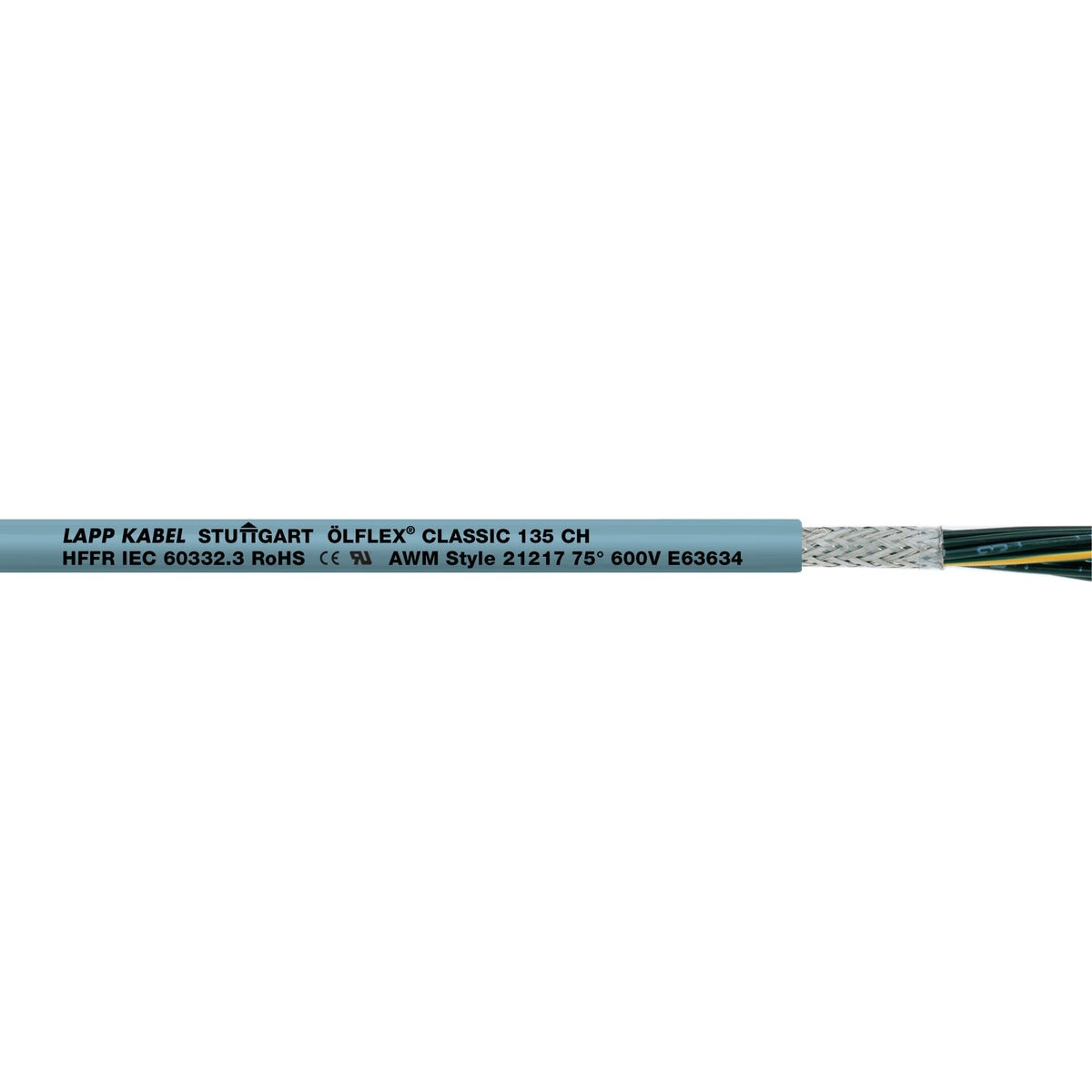 Lapp - Câble de commande blindé sans halogène, avec protection renforcée contre les fla