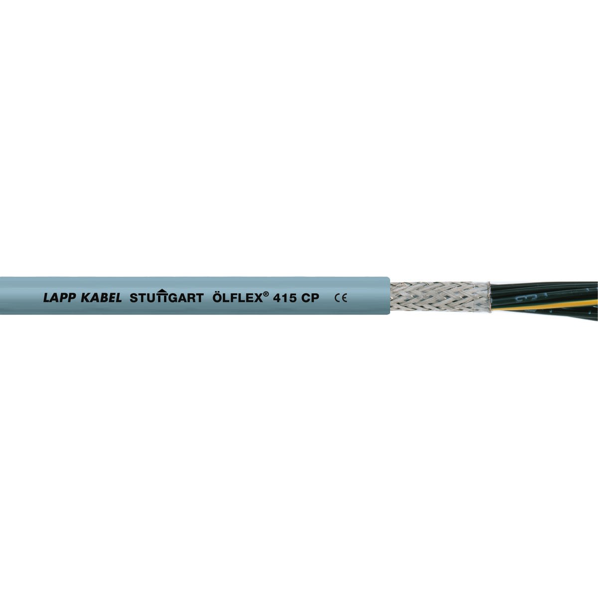 Lapp - Câble de commande blindé et résistant à l'abrasion, avec gaine PUR et diamètre r