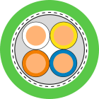 Lapp - Câble Ethernet de catégorie 5, classe D pour pose fixe