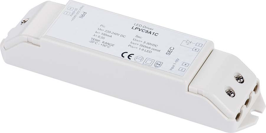 SLV - ALIMENTATION LED 11W, 350mA, variable, serre-câble inclus