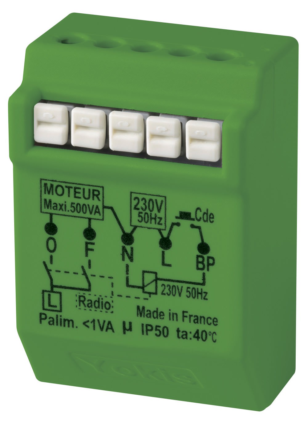 Yokis - Micromodule Volet RoulAntenne Encastré Radio Power